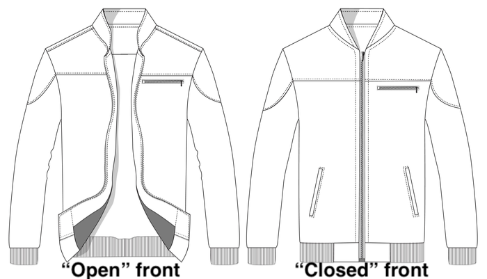 open closed front examples