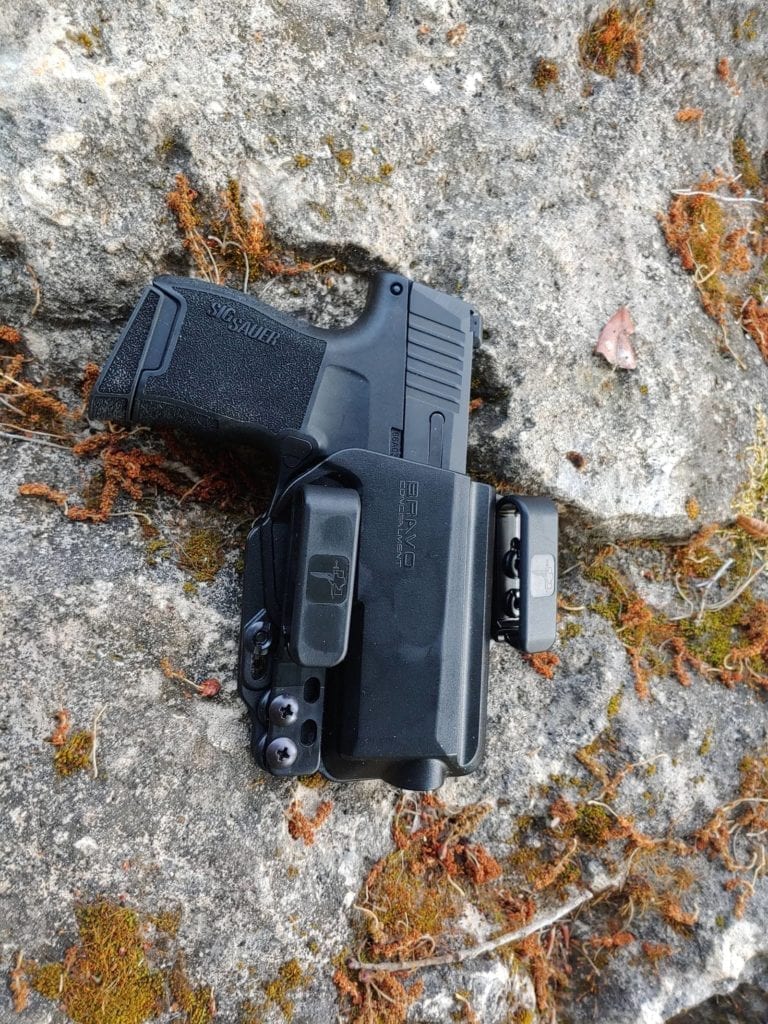 P365 with Bravo Concealment AIWB Holster