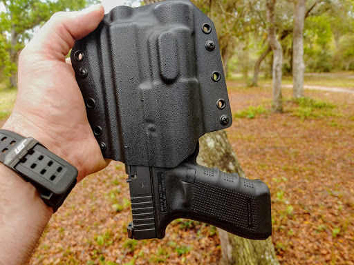 Holster retention keeps a pistol securely in place