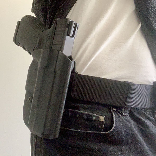 Outside of the waistband holster