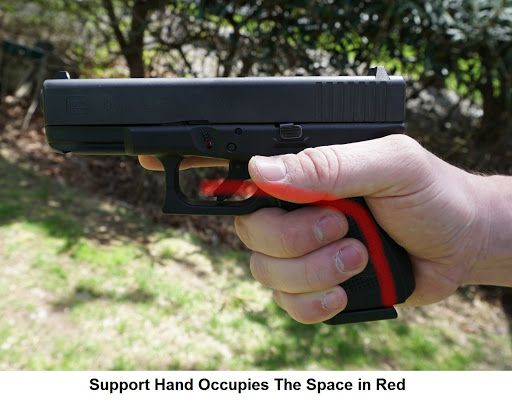 Support hand pistol grip