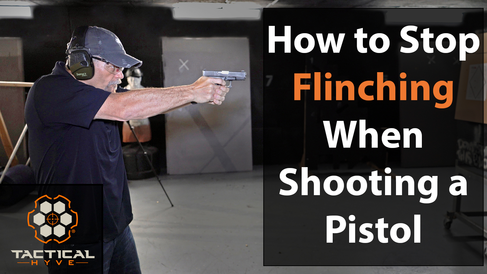 How to stop flinching when shooting a pistol