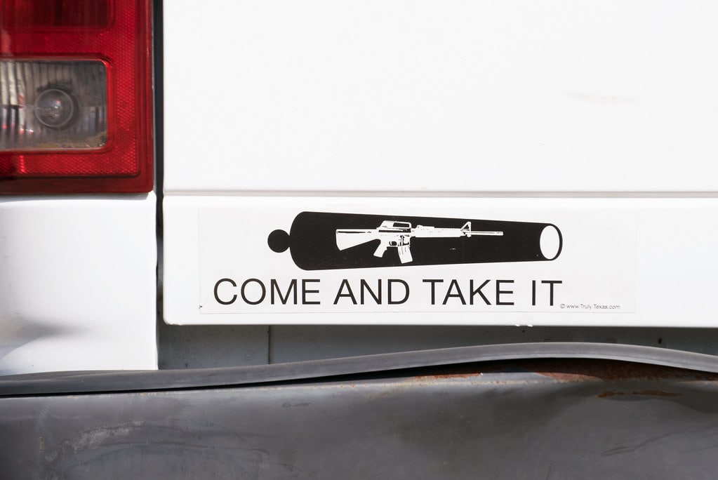 Firearms bumper stickers