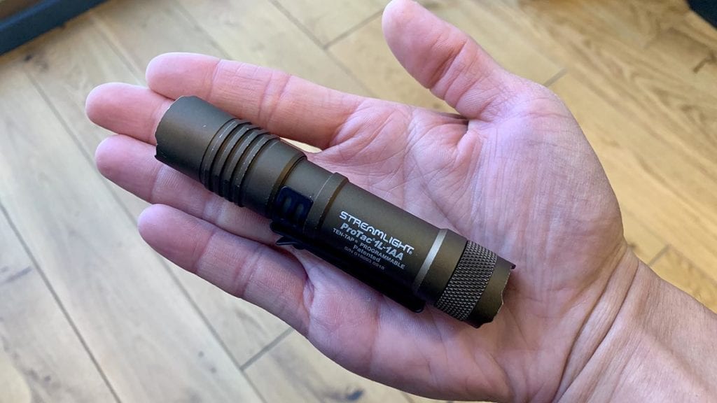 The Streamlight ProTax 1L-1AA is compact and perfect for everyday carry.