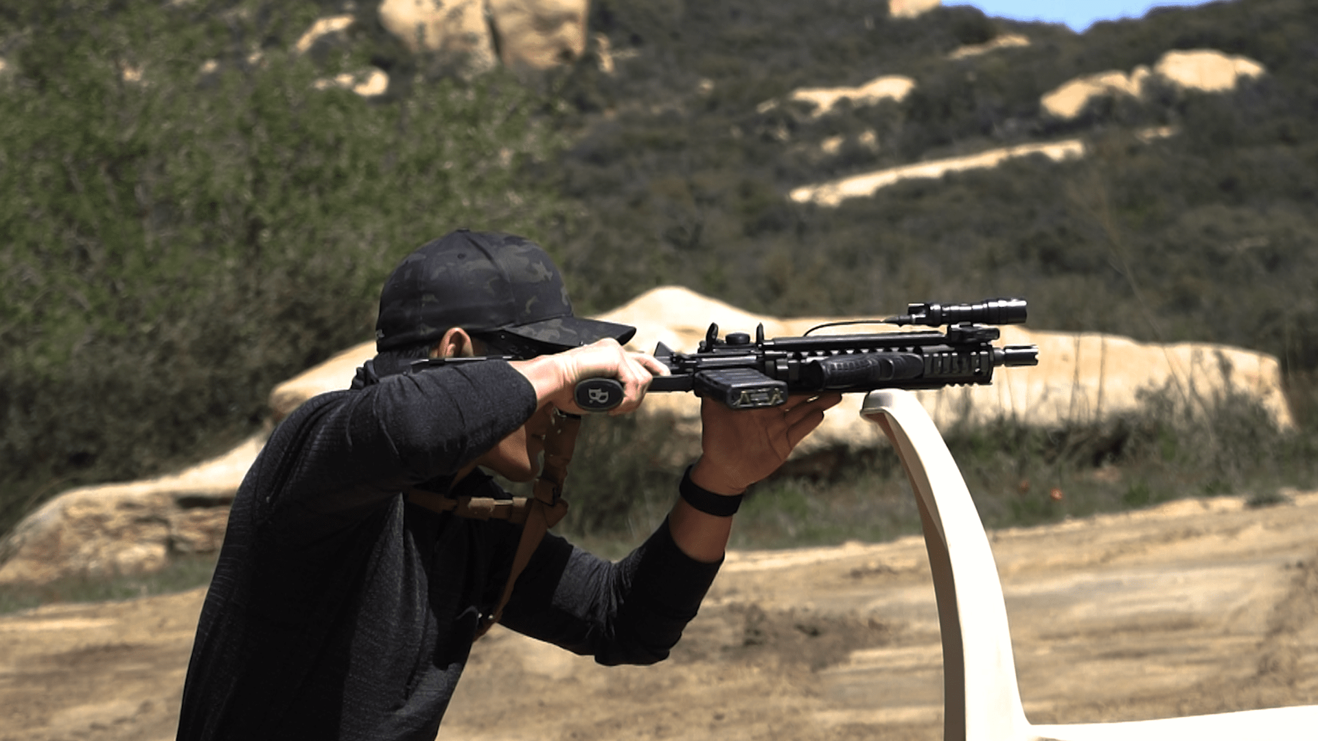 Shooting a Rifle When Canted 90-Degrees